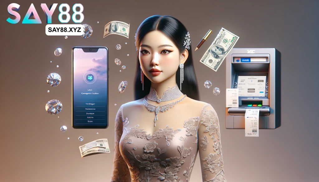 Hình thức rút tiền dễ dàng và an toàn tại nhà cái SAY88